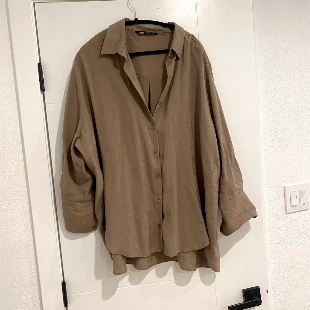 Zara button up shirt